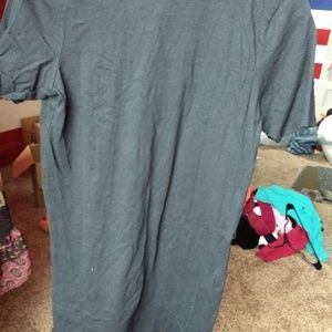 Logo t shirt with lace on bottom